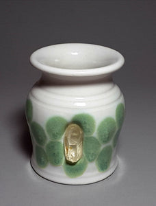 Crystal-Embedded Vase
